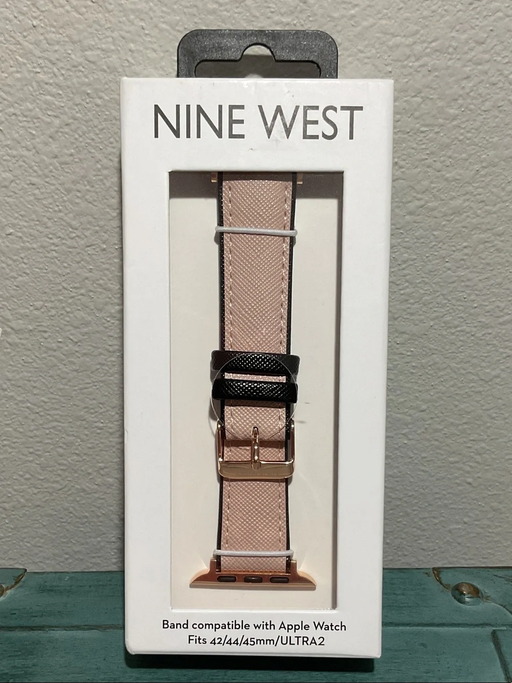 Nine West Pink Watch Band with Rose Gold Buckle